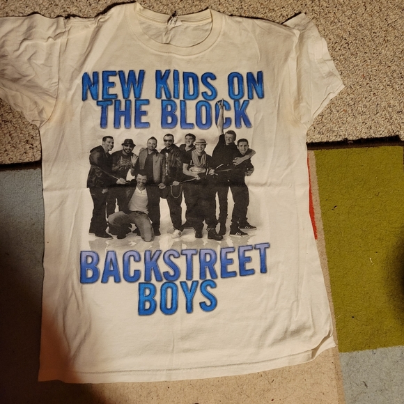 new kids on the block Tops - New Kids and Backstreet Boys concert tee